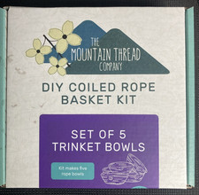 Coiled Rope Kit 5 Trinket Bowls Mountain Thread Company Beginner Craft FREE SHIP