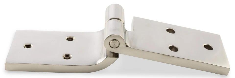 Kit de bisagra de puerta de acero inoxidable extraíble Scott Drake C6TZ-9722800-SK Foto 3 de 4