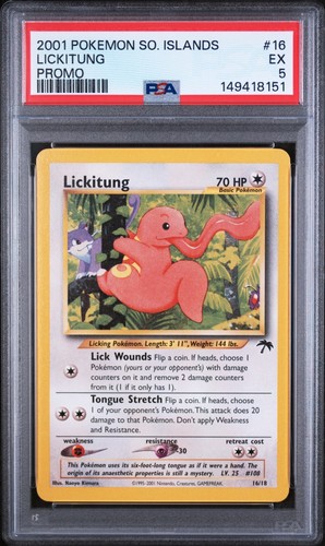 Lickitung graded PSA 5 for sale on eBay