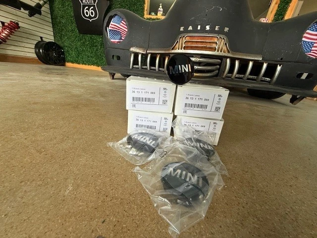 (4) Tapacubos Original OEM Mini 02-15 Mini Cooper 36131171069 - igual que el distribuidor Foto 2 de 4