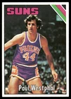 Paul Westphal 1975-76 Topps #186 Phoenix Suns VG Small Crease