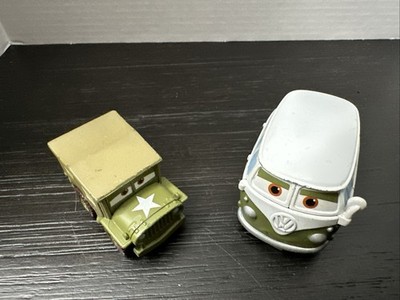 DISNEY PIXAR CARS FILLMORE & SARGE MINI ADVENTURES BOOT CAMP SET