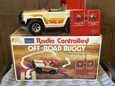Vintage 1980 Sears Remote Control 4x4 Buggy-Jeep?