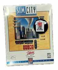 Interplay SimCity Enhanced CD-ROM Big Box PC DOS Simulation Game, English