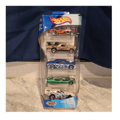 Hot Wheels Gift Pack 1:64 Diecast Cars Set 2007 Unopened Multicolor 5-Car Lot