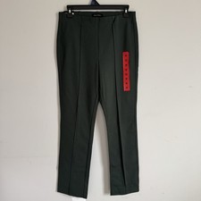 Banana Republic Women's Green Ponte Pants Slim Fit Pullon Size M New W/T