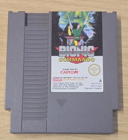 NES Nintendo Game Lot: Bionic Commando & RoboWarrior (PAL A UKV) - Untested Lot