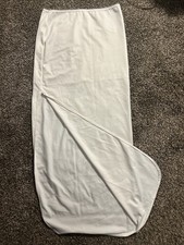 David's bridal Slip White Size Small with slit Straight Style 7218