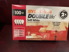 100 Watt Light Bulbs - 8 Pack Soft White Old Style Business Soft White