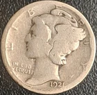 1921-D Mercury Dime “Key Date”