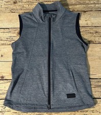 Puma Women  s Size S Gray Cloudspun Tech Power Vest Jacket NWOT