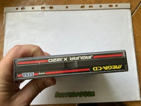 Jaguar XJ220 sega mega cd game boxed complete with manual