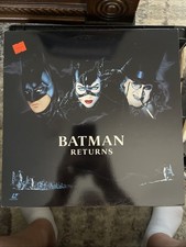 Batman Returns Laserdisc 2 Disc Set Widescreen Extended Play Michael Keaton