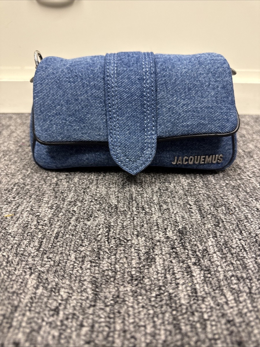Jacquemus Blue Denim Le Petit Bambimou Shoulder Bag | eBay