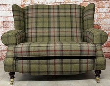 Queen Ann Cottage Sofa in Balmoral Hunter Tartan