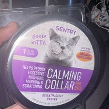 Sentry Calming Collar for Cats 1-Pack , One 30 Day Collar. New
