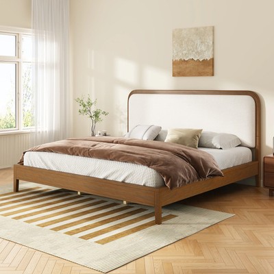 Christopher Knight Home - Oakmere Modern Solid Wood Platform Bed with...
