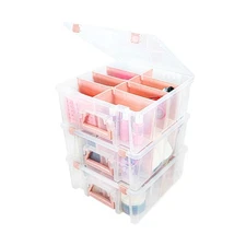 6990RK-AMZ Super Satchel Double Deep Compartment Box - Art Storage with 8 Rem...