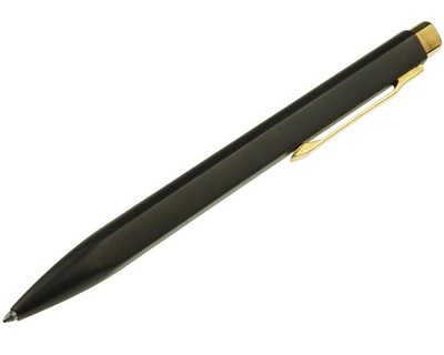 Montblanc Leonardo Kugelschreiber Prototyp Schwarz Gold Edelstahl Meisterstück