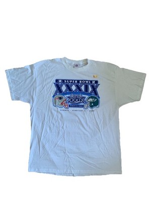 Vintage Superbowl 2005 Patriots vs Eagles T-Shirt Size XXL BRAND NEW
