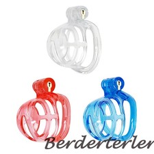 New Male Chastity Cage Sissy Abstinence Restraint Cage CB Lock Chastity Device