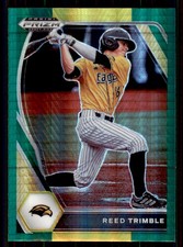 2021 Panini Prizm Draft Picks #PDP65 Reed Trimble Hyper Green & Yellow Prizm