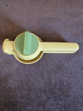 Joseph Joseph JuiceMax dual-action citrus press in yellow.