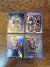 UFC Card Lot Of 4 Inserts & Silver Khabib Max Holloway Shavkat