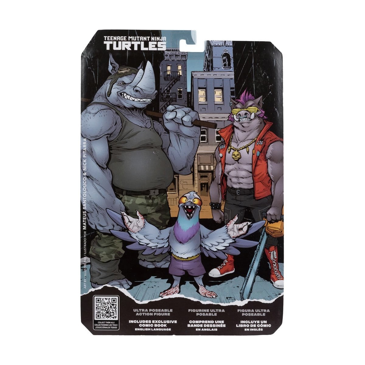 Rocksteady Teenage Mutant Ninja Turtles Page Punchers Wave 2