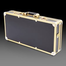 Luxury Black Gold Metal, Barbers Suitcase, Watches storage Entrepreneur Suitcase