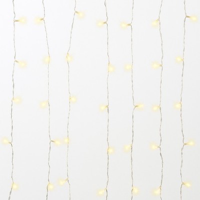 LED Lichtervorhang 3x3 m 300 LED außen warmweiß Timer Programme Fernbedienung