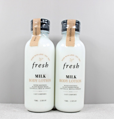 LOT of 2 - Fresh Milk Body Lotion 75ml each NEW & SEALED - Read Details