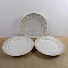 3 Dansk Flamestone Cream 9" Salad Plates VGC