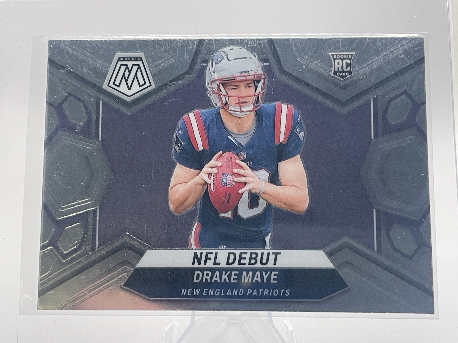 2024 Panini Mosaic - NFL Debut Drake Maye #273 Silver Prizm (RC)