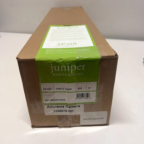 Moab Juniper Baryta Rag 305 Paper (24" x 50' Roll)