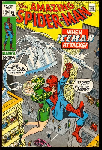 Amazing Spider-Man #92 Nice Bronze Age Superhero Marvel Comic 1971 VG-FN