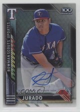 2016 Bowman Chrome Scout's Top 100 Updates 198/199 Ariel Jurado #BSU-AJ Auto ib1