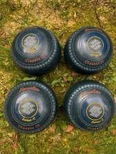 Henselite 2 heavy series C lawn bowling bowls used