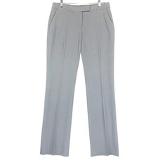 Anne Klein Women's 8 The Executive Boot Leg Pants Gray Poly Blend 2 Pocket NWT