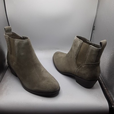 Vionic Roseland Bootie Women's 9M Olive Green Suede A3####