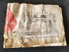 Original Singer 401/401G Slant O Matic Instruction Manual.