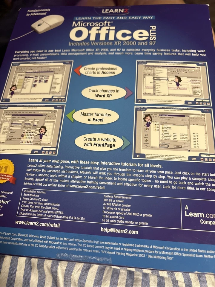 MICROSOFT OFFICE &WINDOWS Plus, Mega caja, FULL ENGL VERs, 03,XP y 2000 = NUEVO Foto 4 de 4