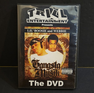 #ad Lil Boosie amp; Webbie Gangsta Musik DVD 2004 Trill Entertainment $12.95