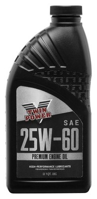 Twin Power Premium Engine Oil 25W60 1Qt V-Twin Motorcycle