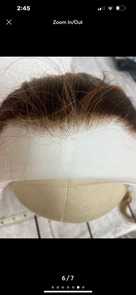 24 Human Hair Wig Lace frontal Wig Body Wave Ombré. - Image 4 of 4