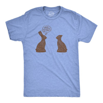 #ad Mens You Should Get That Looked At Easter T Shirt Funny Chocolate Bunny Tee $28.99