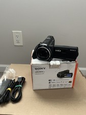 Sony Handycam HDR-PJ810E Handheld Digital Video Camera Working w/ Projector