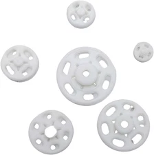 1 Box/15 Set Invisible Small Plastic Snap Buttons Sew-On Snap Buttons Press Butt