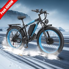 35MPH E-Bike 26" Peak 4000W Dual Motor 48V/23Ah V3 Electric Bike for adults US