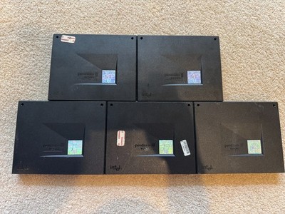 5pcs Vintage Intel Pentium 2/3 Xeon Slot 2 CPU Various Speed Spec for Collection